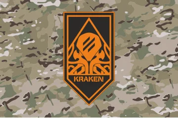 Прапор 21 ОПБпС (окремий полк безпілотних систем «KRAKEN 1654» ЗСУ. Варіант-09 Прапор 21 ОПБпС (окремий полк безпілотних систем «KRAKEN 1654» ЗСУ. Варіант-09