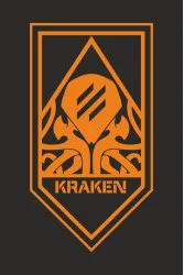 Прапор 21 ОПБпС (окремий полк безпілотних систем «KRAKEN 1654» ЗСУ. Варіант-13