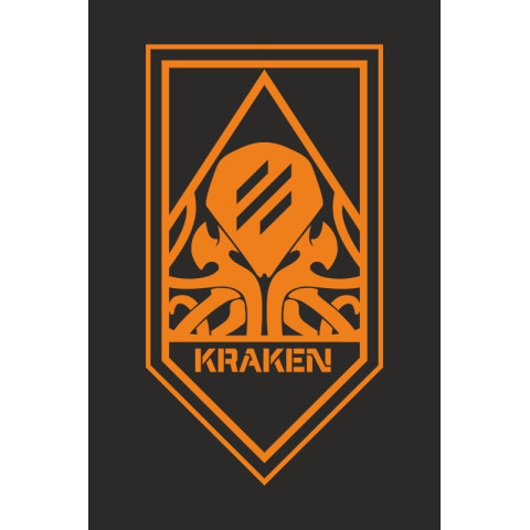 Флаг 21 ОПБпС (отдельный полк беспилотных систем) «KRAKEN 1654» ВСУ. Вариант-13 Флаг 21 ОПБпС (отдельный полк беспилотных систем) «KRAKEN 1654» ВСУ. Вариант-13