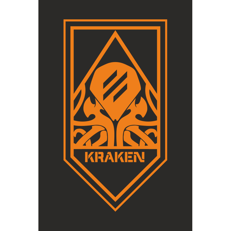 Флаг 21 ОПБпС (отдельный полк беспилотных систем) «KRAKEN 1654» ВСУ. Вариант-13 Флаг 21 ОПБпС (отдельный полк беспилотных систем) «KRAKEN 1654» ВСУ. Вариант-13