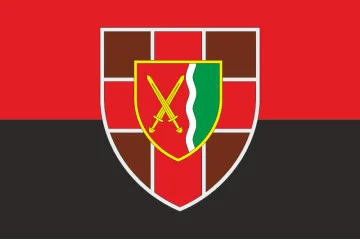 Прапор 9 військового госпіталю ЗСУ. Варіант-03 Прапор 9 військового госпіталю ЗСУ. Варіант-03