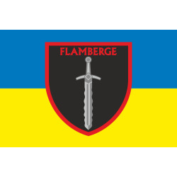 Флаг 120 ОРБ (отдельный разведывательный батальон) ВСУ. Вариант-01