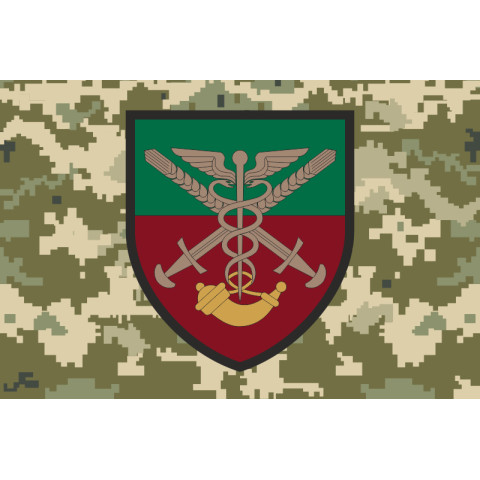 Флаг 78 ОБМО (отдельный батальон материального обеспечения) ВСУ. Вариант-06