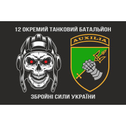 Флаг 12 ОТБ (отдельный танковый батальон) ВСУ. Вариант-18 Флаг 12 ОТБ (отдельный танковый батальон) ВСУ. Вариант-18