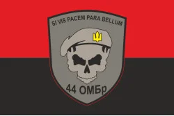 Флаг 44 ОМБр (отдельная механизированная бригада) ВСУ. Вариант-03 Флаг 44 ОМБр (отдельная механизированная бригада) ВСУ. Вариант-03