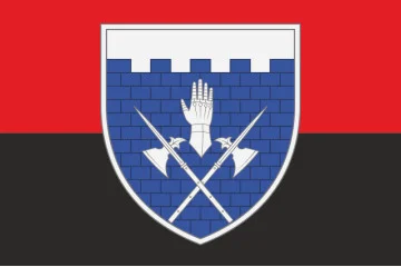Флаг 101 ОБрО ГШ (отдельная бригада охраны Генерального штаба) ВСУ, КИЕВ. Вариант-08