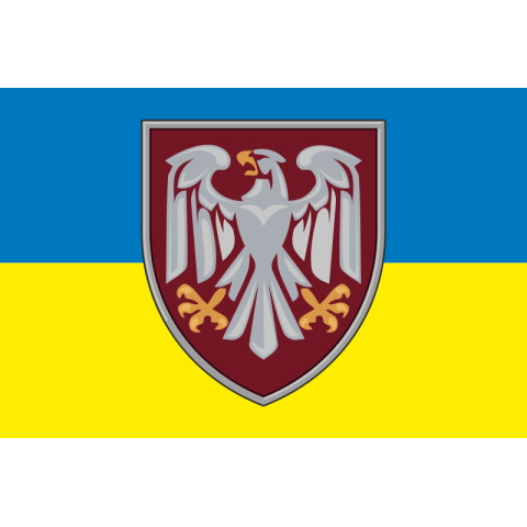 Прапор 82 ОДШБр ДШВ (Десантно-штурмові війська) ЗСУ. Варіант-08