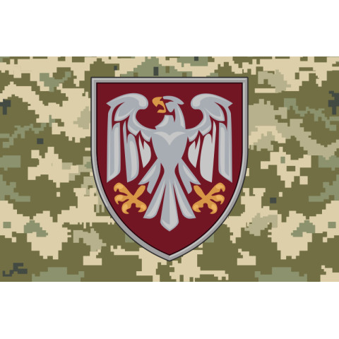 Прапор 82 ОДШБр ДШВ (Десантно-штурмові війська) ЗСУ. Варіант-12