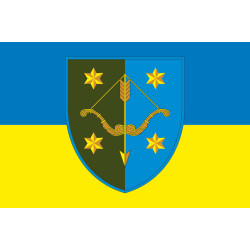 Прапор 10 АК (армійський корпус) ЗСУ. Варіант-01