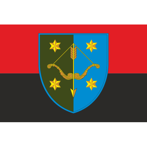 Прапор 10 АК (армійський корпус) ЗСУ. Варіант-03