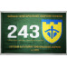 Прапор 243 ОБТрО (окремий батальйон Територіальної оборони) ЗСУ. Варіант-01 Прапор 243 ОБТрО (окремий батальйон Територіальної оборони) ЗСУ. Варіант-01