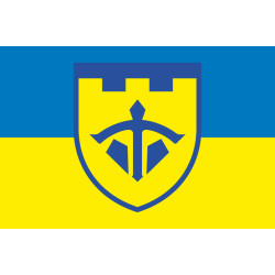 Прапор 243 ОБТрО (окремий батальйон Територіальної оборони) ЗСУ. Варіант-06 Прапор 243 ОБТрО (окремий батальйон Територіальної оборони) ЗСУ. Варіант-06