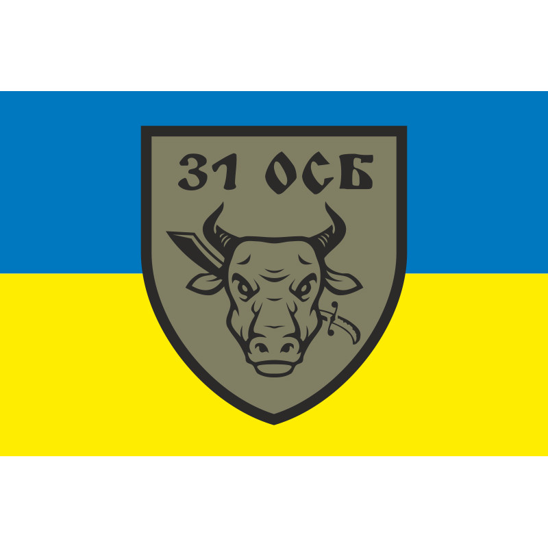 Флаг 31 ОСБ (отдельный стрелковый батальон) ВСУ. Вариант-01 Флаг 31 ОСБ (отдельный стрелковый батальон) ВСУ. Вариант-01