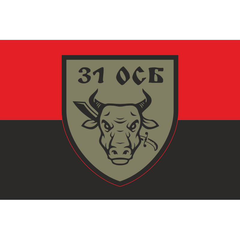 Флаг 31 ОСБ (отдельный стрелковый батальон) ВСУ. Вариант-03 Флаг 31 ОСБ (отдельный стрелковый батальон) ВСУ. Вариант-03