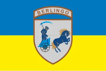 Прапор 210 окремого спеціального батальйону «Берлінго» ЗСУ. Варіант-05