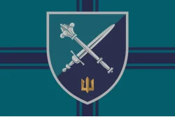 Прапор КМП (Командування морської піхоти) ВМС України. Варіант-04