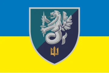 Флаг 37 ОБрМП (отдельная бригада морской пехоты) ВМС Украины. Вариант-15