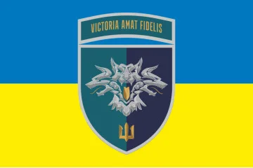 Флаг 38 ОБрМП (отдельная бригада морской пехоты) ВМС Украины. Вариант-29