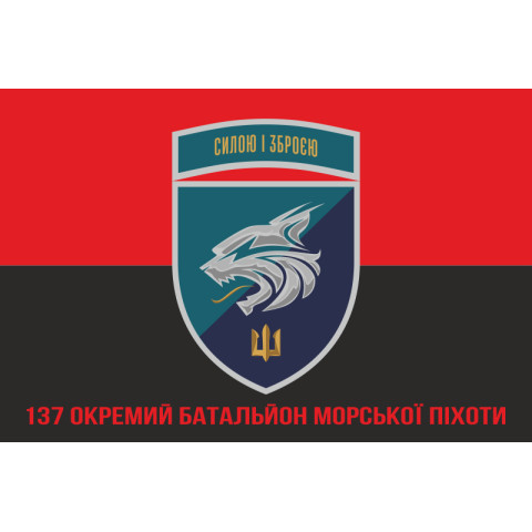 Прапор 137 ОБМП (окремий батальйон морської піхоти) ВМС України. Варіант-29