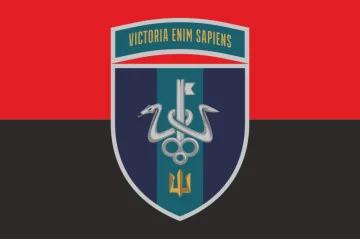 Прапор школи морського піхотинця ВМС України. Варіант-19 Прапор школи морського піхотинця ВМС України. Варіант-19