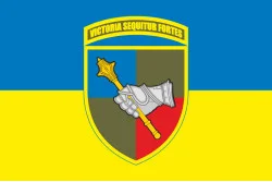 Прапор Командування СВ (сухопутні війська) ЗСУ. Варіант-02