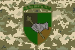 Прапор Командування СВ (сухопутні війська) ЗСУ. Варіант-06