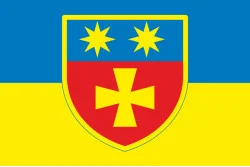 Прапор 143 ОСБр (окрема стрілецька бригада) ЗСУ. Варіант-01 Прапор 143 ОСБр (окрема стрілецька бригада) ЗСУ. Варіант-01