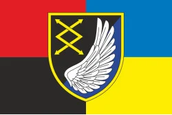 Прапор 31 ОПЗ та РТЗ (окремий полк зв’язку та радіотехнічного забезпечення) ЗСУ. Варіант-07