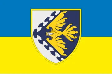 Прапор 193 ЦУО (центр управління та оповіщення) ПС ЗСУ. Варіант-03