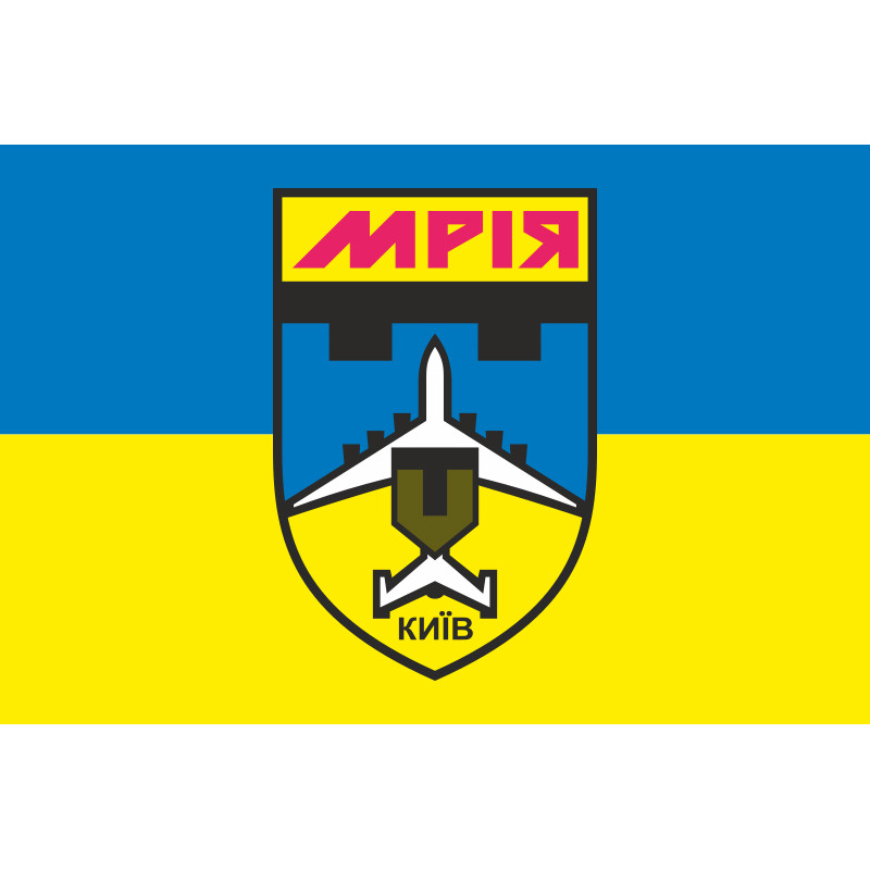 Флаг ДФТО «Мрия». Вариант-02 Флаг ДФТО «Мрия». Вариант-02