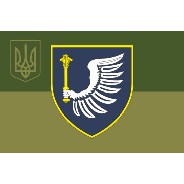 Флаг Операционного командования Воздушных сил ВСУ. Вариант-09 Флаг Операционного командования Воздушных сил ВСУ. Вариант-09