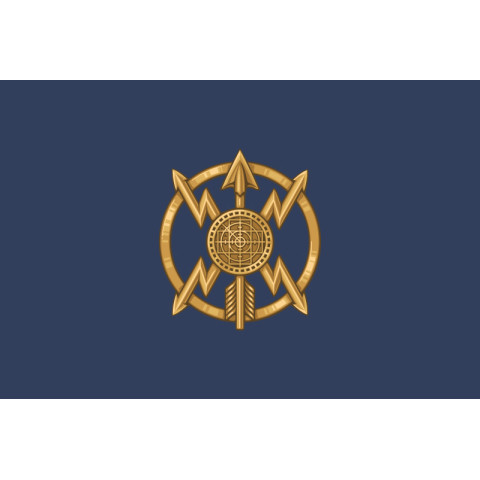 Прапор РВ (радіотехнічні війська) ПС ЗСУ. Варіант-01