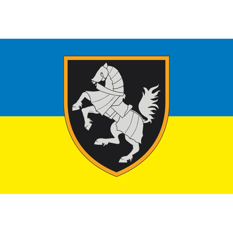 Прапор 1 ОВМБр (окрема важка механізована бригада) ЗСУ. Варіант-09 Прапор 1 ОВМБр (окрема важка механізована бригада) ЗСУ. Варіант-09