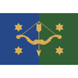 Флаг 10 АК (армейский корпус) ВСУ. Вариант-13 Флаг 10 АК (армейский корпус) ВСУ. Вариант-13