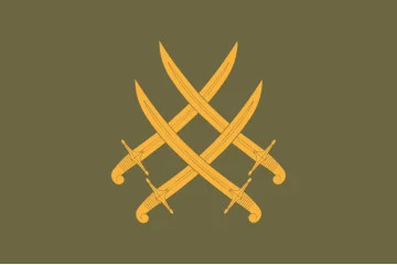 Флаг 20 АК (армейский корпус) ВСУ. Вариант-07 Флаг 20 АК (армейский корпус) ВСУ. Вариант-07