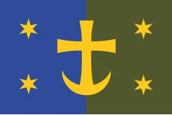 Прапор 21 АК (армійський корпус) ЗСУ. Варіант-07