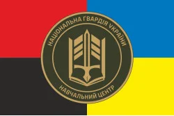 Прапор НЦ (навчальний центр) НГУ «Золочів». Варіант-08