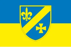Прапор 151 ОРБ (окремий розвідувальний батальйон) ЗСУ. Варіант-03 Прапор 151 ОРБ (окремий розвідувальний батальйон) ЗСУ. Варіант-03