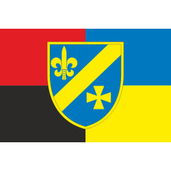 Прапор 151 ОРБ (окремий розвідувальний батальйон) ЗСУ. Варіант-07 Прапор 151 ОРБ (окремий розвідувальний батальйон) ЗСУ. Варіант-07