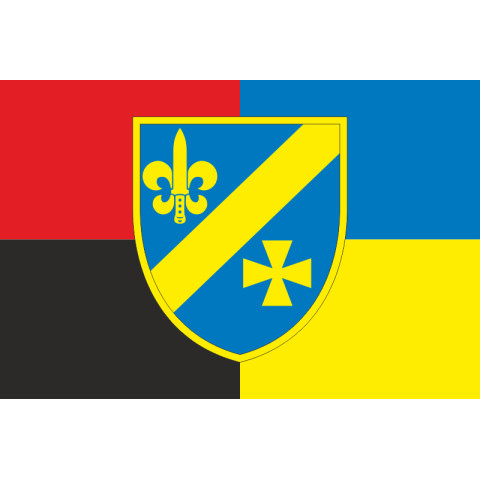 Прапор 151 ОРБ (окремий розвідувальний батальйон) ЗСУ. Варіант-07 Прапор 151 ОРБ (окремий розвідувальний батальйон) ЗСУ. Варіант-07