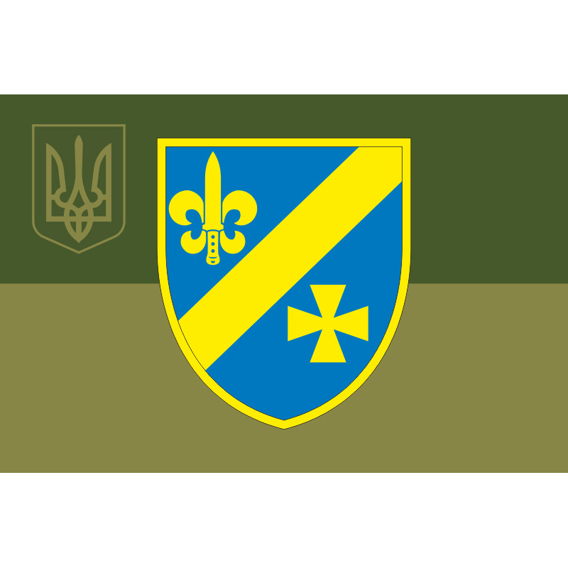 Прапор 151 ОРБ (окремий розвідувальний батальйон) ЗСУ. Варіант-09 Прапор 151 ОРБ (окремий розвідувальний батальйон) ЗСУ. Варіант-09