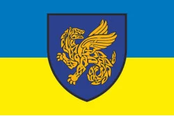 Прапор 158 ОМБр (окрема механізована бригада) ЗСУ. Варіант-03 Прапор 158 ОМБр (окрема механізована бригада) ЗСУ. Варіант-03