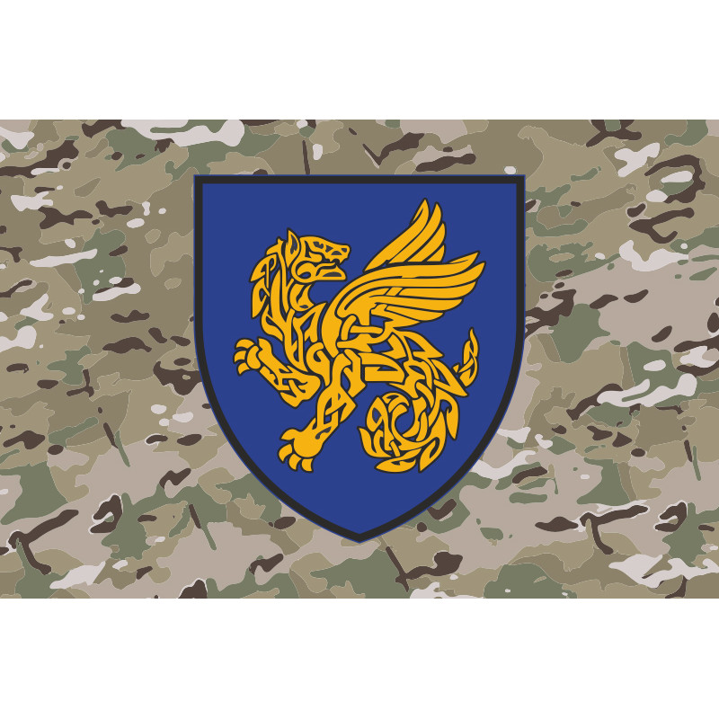 Флаг 158 ОМБр (отдельная механизированная бригада) ВСУ. Вариант-08 Флаг 158 ОМБр (отдельная механизированная бригада) ВСУ. Вариант-08