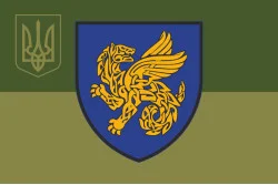 Прапор 158 ОМБр (окрема механізована бригада) ЗСУ. Варіант-09 Прапор 158 ОМБр (окрема механізована бригада) ЗСУ. Варіант-09