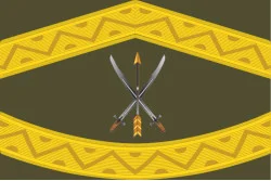 Прапор 197 ЦПСС (центр підготовки сержантського складу) ЗСУ. Вариант-04
