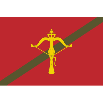 Флаг 1027 ЗРАП (зенитный ракетно-артиллерийский полк) ВСУ. Вариант-11