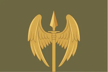 Флаг Армейской авиации ВСУ. Вариант-08 Флаг Армейской авиации ВСУ. Вариант-08