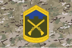 Прапор 207 ЦПСС (центр підготовки сержантського складу) сил ТрО ЗСУ. Варіант-08 Прапор 207 ЦПСС (центр підготовки сержантського складу) сил ТрО ЗСУ. Варіант-08