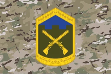 Прапор 207 ЦПСС (центр підготовки сержантського складу) сил ТрО ЗСУ. Варіант-08 Прапор 207 ЦПСС (центр підготовки сержантського складу) сил ТрО ЗСУ. Варіант-08