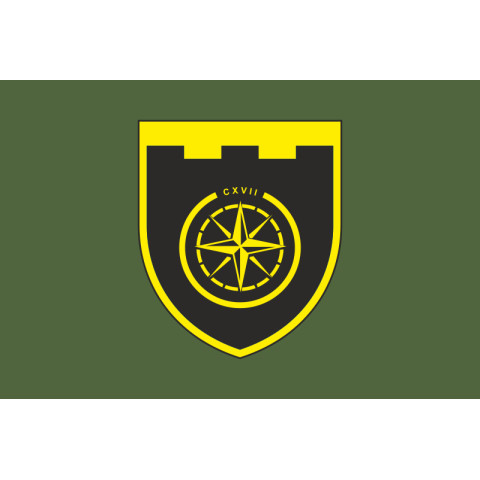 Прапор 117 ОБрТрО ЗСУ (окрема бригада територіальної оборони). Варіант-12